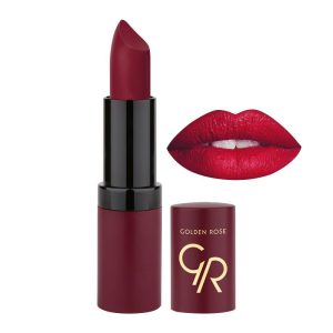رژ لب جامد مات و مخملی گلدن رز Golden Rose مدل GR Velvet Matte Lipstick شماره 20
