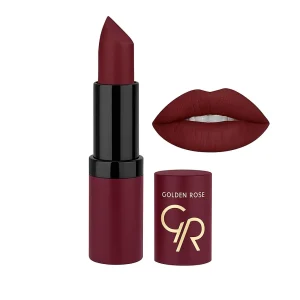 رژ لب جامد مات و مخملی گلدن رز Golden Rose مدل GR Velvet Matte Lipstick شماره 32