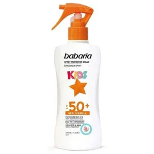 اسپری ضدآفتاب کودک اسپانیایی باباریا ضدآب 200 میل babaria kids