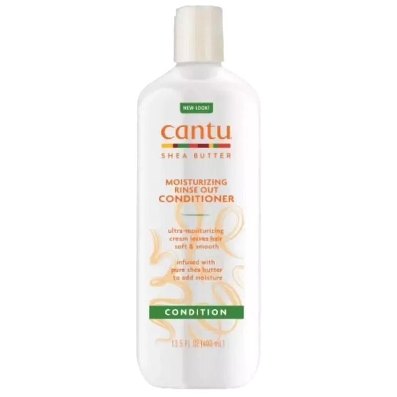 نرم کننده و مرطوب کننده موهای فر کنتو Cantu مدل Moisturizing Rinse Out حجم 400 میل