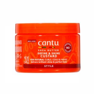 کاسترد حالت دهنده و براق کننده شی باتر کنتو Cantu موهای فر حجم 354 میل