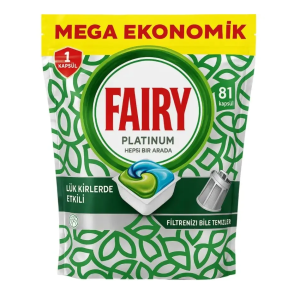 قرص ظرفشویی فیری Fairy مدل Platinum بسته 81 عددی