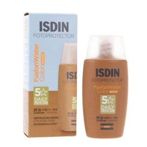 ضد آفتاب رنگی ایزدین Isdin مدل Fusion Water رنگ برنز حجم 50 میل