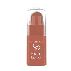 رژ لب جامد و مات مینی گلدن رز Golden Rose سری Matte Lipstick شماره 18