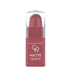 رژ لب جامد و مات مینی گلدن رز Golden Rose سری Matte Lipstick شماره 2