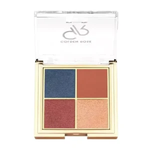 پالت سایه 4 رنگ گلدن رز Golden Rose رنگ 03 Blue Charm