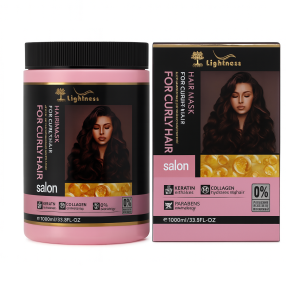 ماسک مو لایتنس Lightness موهای فر حاوی کلاژن و آرگان و کراتین حجم 1000 میل