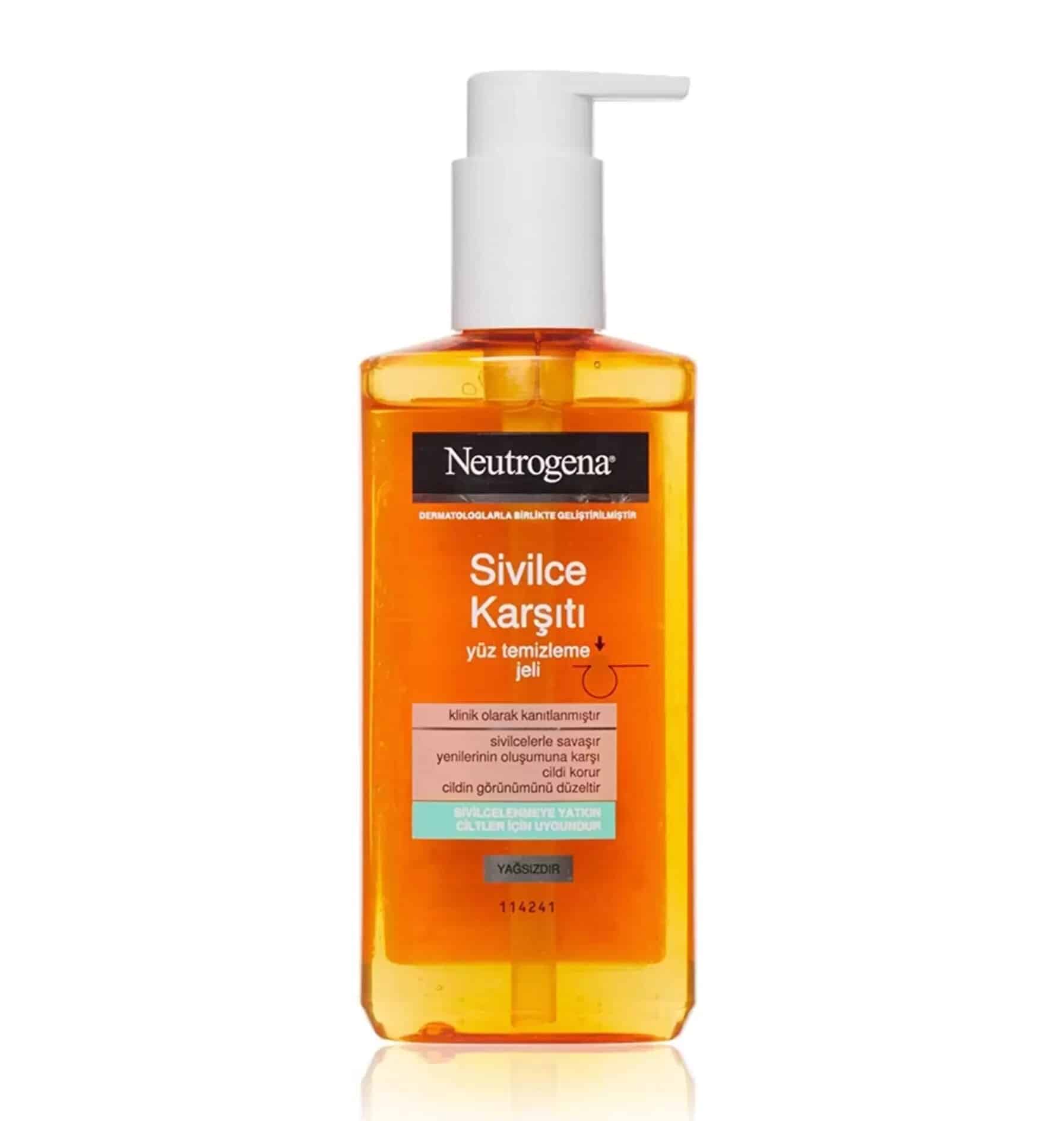 ژل شستشو نوتروژینا Neutrogena ضدجوش مدل Sivilce Karsiti حجم 200 میل