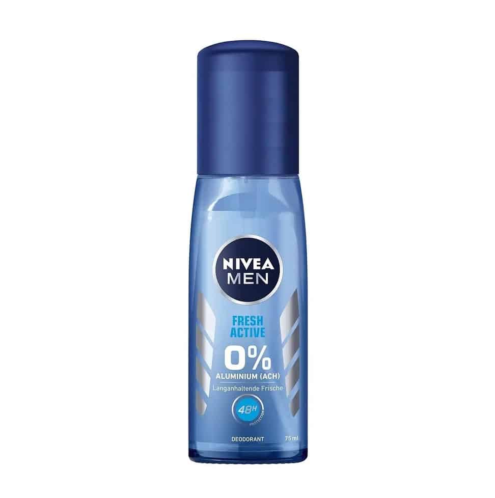 اسپری ضد تعریق نیوا Nivea مردانه ادکلنی مدل Fresh Active حجم 75 میل
