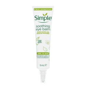 دور چشم بالمی سیمپل Simple مدل Soothing Eye Balm حجم 15 میل