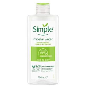 میسلار واتر سیمپل Simple انواع پوست حجم 200 میل