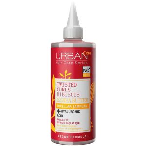 شامپو میسلار موهای فر اوربن کر Urban Care عصاره گل ختمی و شی باتر حجم 340 میل