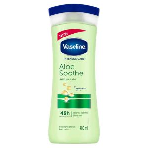 لوسیون بدن وازلین Vaseline حاوی عصاره آلوئه ورا حجم 400 میل