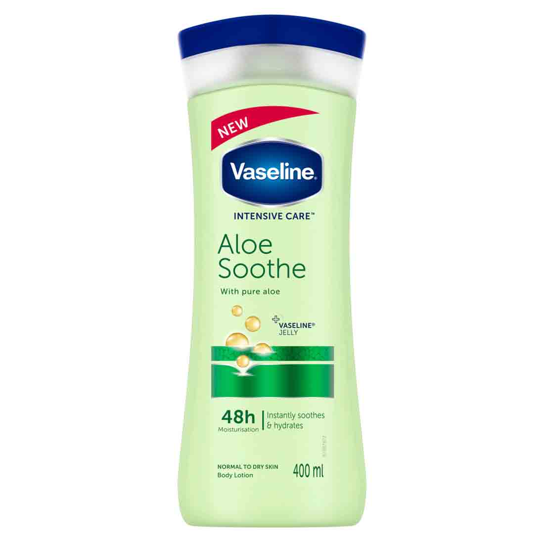 لوسیون بدن وازلین Vaseline حاوی عصاره آلوئه ورا حجم 400 میل