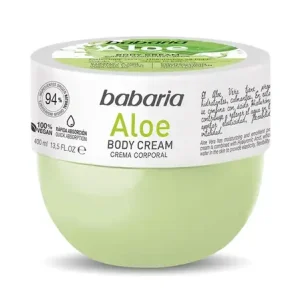 کره بدن باباریا Babaria حاوی آلوئه ورا حجم 400 میل