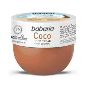 کره بدن باباریا Babaria حاوی نارگیل حجم 400 میل