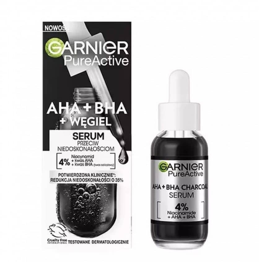 سرم چند منظوره رفع عیوب پوست زغالی گارنیر Garnier حجم 30 میل