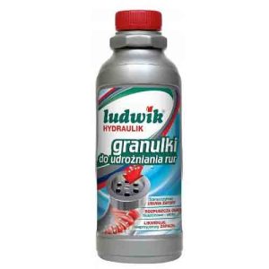 گرانول لوله بازکن لودویک هیدروکسید سدیم رفع بوی نامطبوع 425 گرم لهستانی