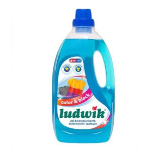 مایع لباسشویی لودویک مشکی و رنگی 1/5 لیتری لهستان