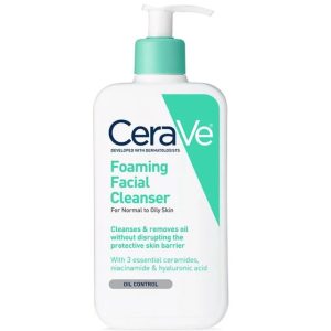 ژل شستشو سراوی Cerave مدل Foaming Cleanser پوست نرمال تا چرب حجم 236 میل
