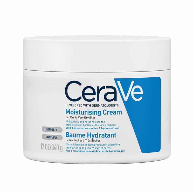کرم مرطوب کننده و آبرسان سراوی Cerave پوست خشک و خیلی خشک وزن 340 گرم
