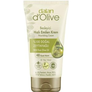 کرم مغذی و نرم کننده پوست تیوپی dalan dolive حاوی روغن زیتون حجم 250 میل