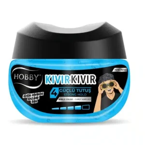 ژل مو کاسه ای هوبی HOBBY مخصوص مو های فر مدل Kivir Kivir شماره 4 حجم 250 میل