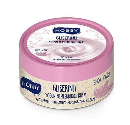کرم مرطوب کننده دست و صورت هوبی HOBBY حاوی عصاره گلیسیرین حجم 250 میل