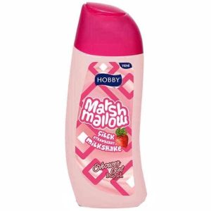 شامپو بدن هوبی Hobby مدل Marshmallow حاوی عصاره توت فرنگی حجم 500 میل