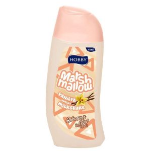 شامپو بدن هوبی Hobby مدل Marsh Mallow رایحه وانیل حجم 500 میل