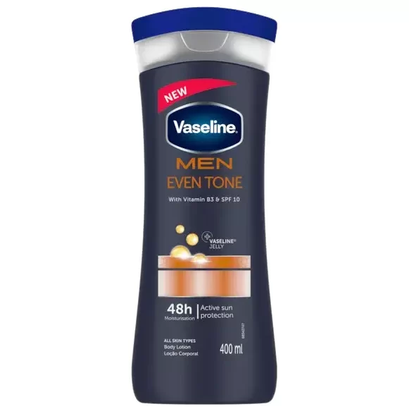 لوسیون بدن مردانه وازلین Vaseline مدل Men Even Tone حجم 400 میل