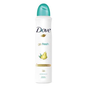 اسپری ضد تعریق زنانه داو Dove مدل pear and aloe vera حجم 250 میل