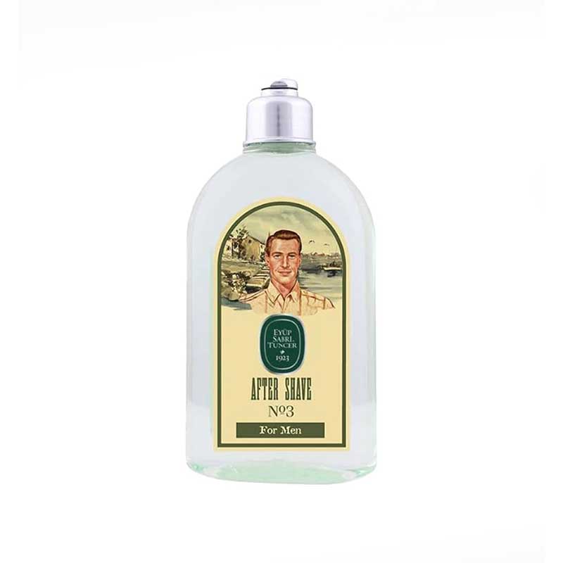 افتر شیو ایوب صبری مدل no3 حجم 250 میل حاوی عصاره چای سبز و آلوئه ورا و بابون