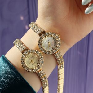 ساعت مچی زنانه و دخترانه هانگ روی با موتور چینی