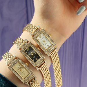 ساعت مچی زنانه و دخترانه هانگ روی با موتور چینی