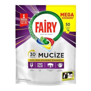 قرص ظرفشویی فیری Fairy مدل معجزه Mucize بسته 50 عددی