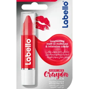 رژ بالم لب رنگی با دوام لبلو Labello رنگ Poppy Red