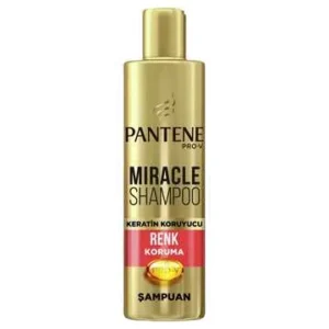 شامپو کراتینه پنتن Pantene اصل فرانسه مو های رنگ شده مدل Renk Koruma حجم 250 میل
